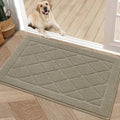 Embossed Diamond Lattice with Border Door Mats