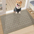 Embossed Waffle Pattern Front Door Mats