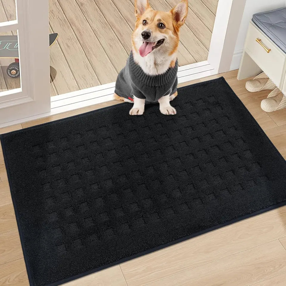 Embossed Waffle Pattern Front Door Mats