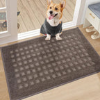 Embossed Waffle Pattern Front Door Mats