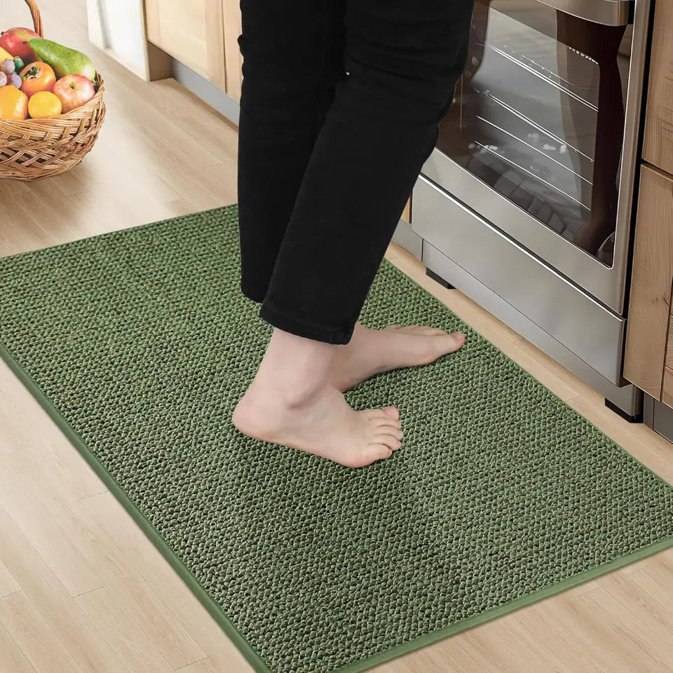 Solid Color Plain Comfortable Kitchen Mats