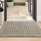 Embossed Waffle Pattern Front Door Mats