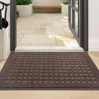 Embossed Waffle Pattern Front Door Mats