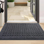 Embossed Waffle Pattern Front Door Mats