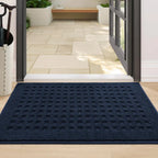 Embossed Waffle Pattern Front Door Mats