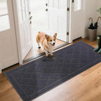 Embossed Diamond Lattice with Border Door Mats