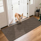 Embossed Diamond Lattice with Border Door Mats