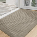 Embossed Waffle Pattern Front Door Mats
