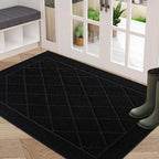 Embossed Diamond Lattice with Border Door Mats