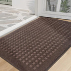 Embossed Waffle Pattern Front Door Mats