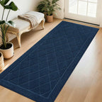 Embossed Diamond Lattice with Border Door Mats