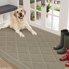 Embossed Diamond Lattice with Border Door Mats