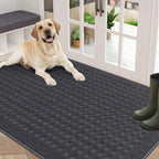 Embossed Waffle Pattern Front Door Mats
