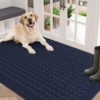 Embossed Waffle Pattern Front Door Mats