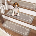 Classic Framed Modern Stair Rugs Set