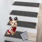 Herringbone Pattern Slip Resistant Mats for Steps