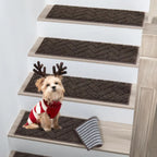 Herringbone Pattern Slip Resistant Mats for Steps