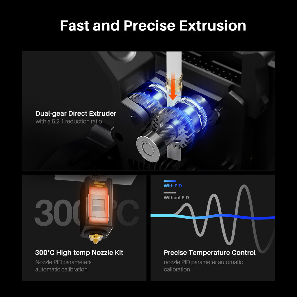 Elegoo Neptune 4 Plus Hochpräziser 3D Drucker