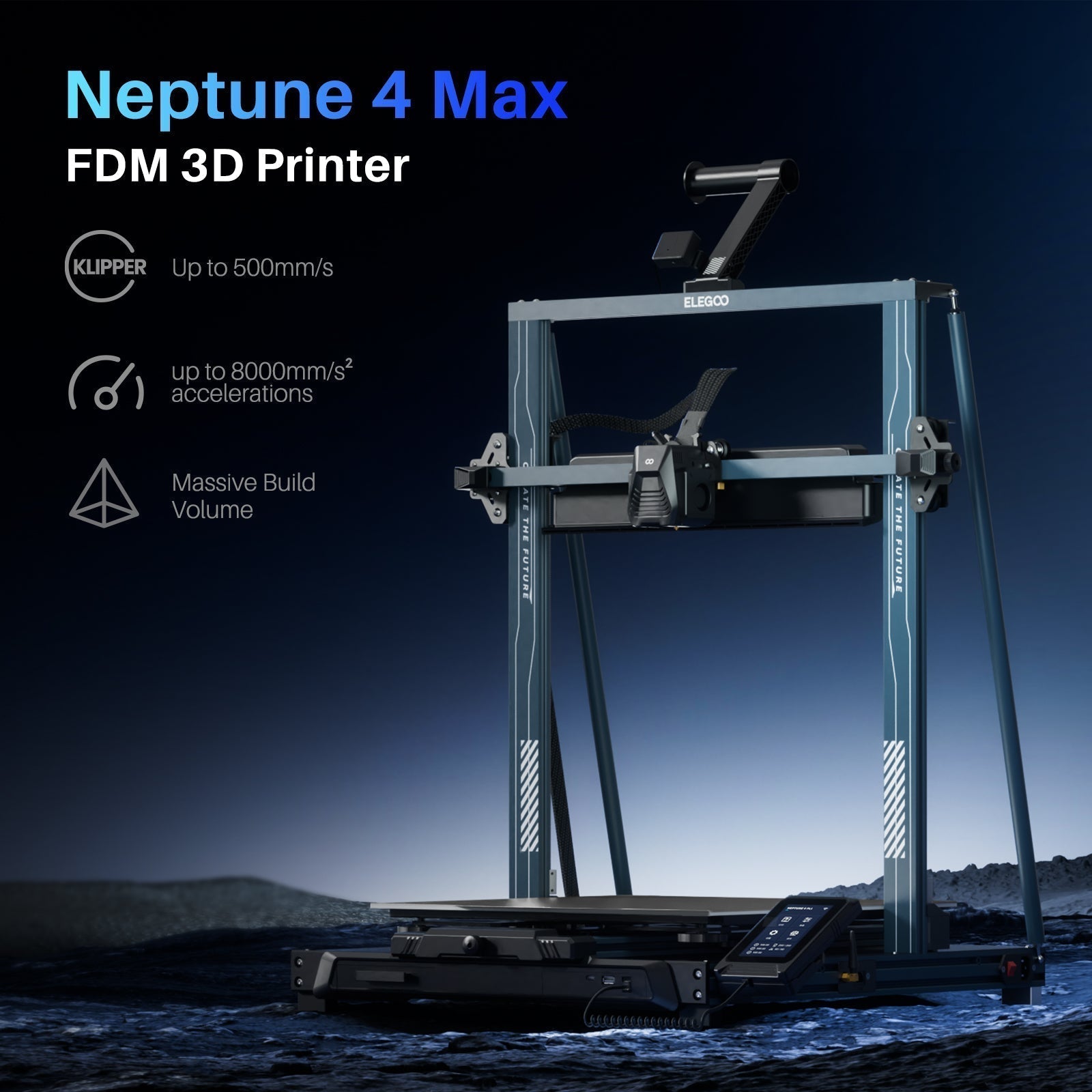 Elegoo Neptune 4 Max Harz 3D Drucker