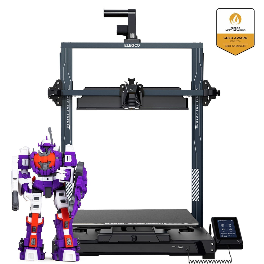 Elegoo Neptune 4 Plus Hochpräziser 3D Drucker