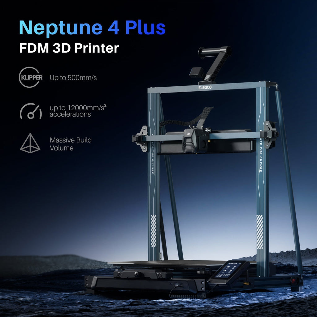 Elegoo Neptune 4 Plus Hochpräziser 3D Drucker