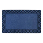 Diamond Lattice Bordered Non Slip Indoor Front Door Mat