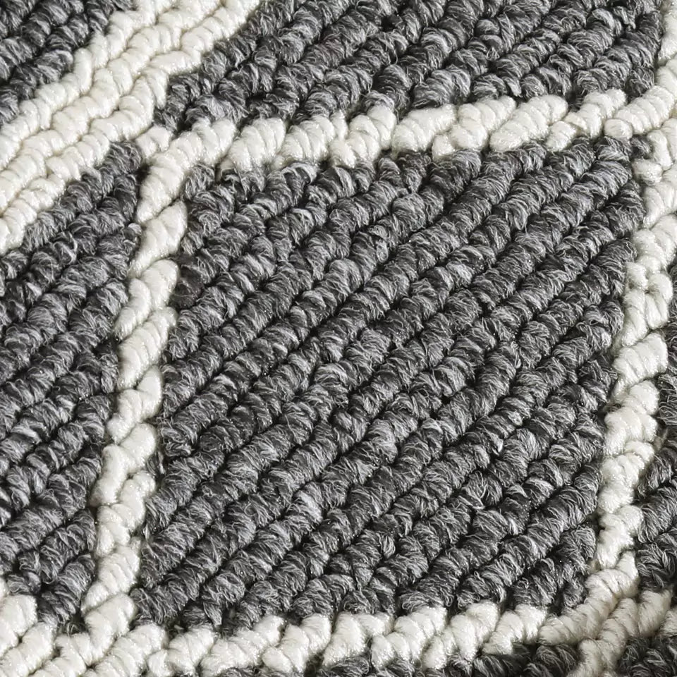 Diamond Lattice Center Kitchen Throw Rugs Set